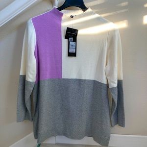 NTW JONES NEW YORK Women's Cotton Cashmere Sweater